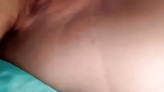 ex girlfriend  plays with pussy