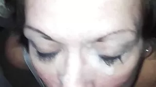 Mature takes it on the face