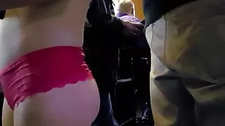 Waitress Ass Red Panty (repost)