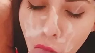 Big Load on Cuties Face