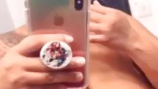 Tattooed latina masturbation