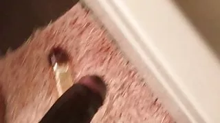 Jacking off In my homeboy bathroom