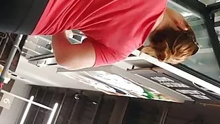 Whooty booty PAWG getting groceries Part Duex