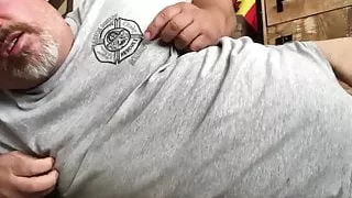 Coach cums big chub load