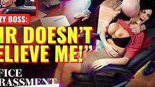 Creepy boss caught on cam! he won't stop harassing me!