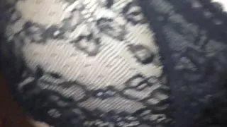 British slut in sexy knickers takes it from behind.