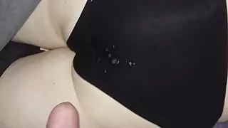 Panty cumshot