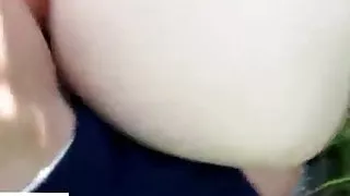 A real little bitch kiss outside!