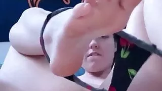 Part2 Pussy Play My Black Panties Were So Moist From Mypussy