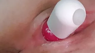 Hands free pulsating Orgasm with new toy