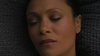 Thandie Newton nude frontal scenes from Westworld