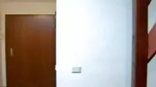 Brunette babe in red stockings doesn't have the right papers