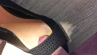 Shoefuck black high heel with leather insole