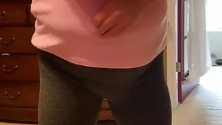 Granny Braless Takes Off Her Bra