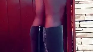 Aze Tiktok girl nylon feet