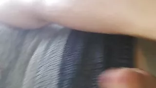 Lillian squirming on pussi plug playing with clitti