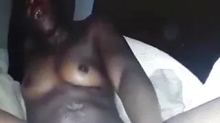 Shilluk woman massaging her twat