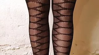 Woman in the Red Dress Dancing and Practicing Shibari