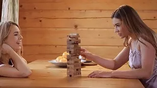 Lesbea Pretty girlfriends Alecia Fox and Tasty Stacey