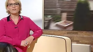 Andrea Ballschuh Tighs in Leather Pants