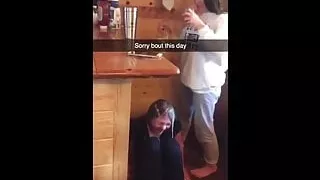 18 year old Girl Dumps Food on Her Friend's Head