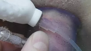 Spa play - pussy penis pump removal