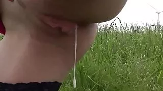 outdoors creampie