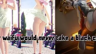 Blacked waifu - mercy would never take a bbc