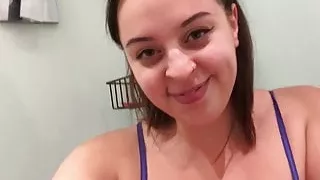 Fat Dominatrix pisses in his cereals!