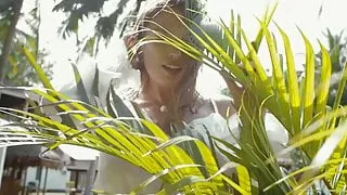 Hot Babe on the Beach Teasing for Nudex in the Philippines