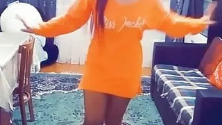 Aze Tiktok girl pantyhose feet