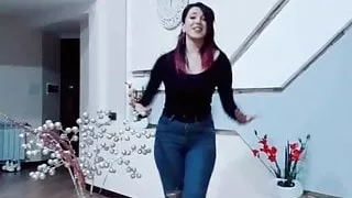 Aze Tiktok girl pantyhose feet