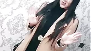 Aze Tiktok girl pantyhose feet