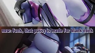 Blacked waifu - widow then and now