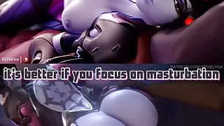 Blacked waifu - widowmaker wants to cum
