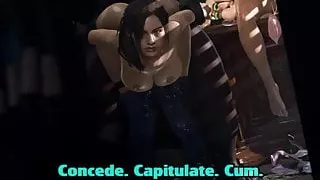 Blacked waifu - watching claire and ada take that BBC