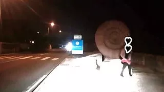 Slut tourist aurelia visiting Le Pouzin in Ardeche France