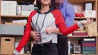 Teen ravaged and facialized as punishment for shoplifting