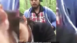 Couple has sex on the hiking trail