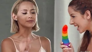 Naughty Slumber Party Comparing Boobs