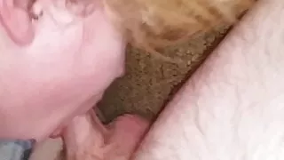 K upside down cock sucking