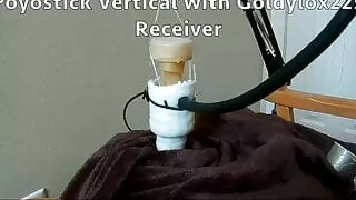 Poyostick Vertical Masturbation Mount with Venus 2000