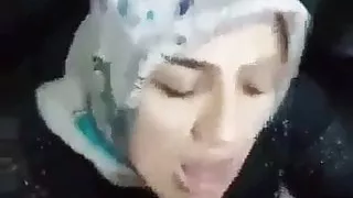 A beautiful girl sucking his boyfriend