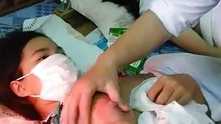 Breast massage to help flow