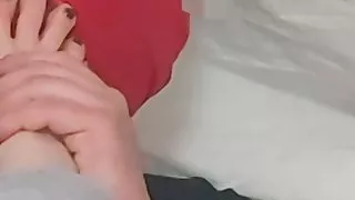 Wife bare feet worship and footjob