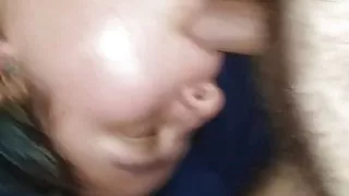 chubby melissa sucking cock