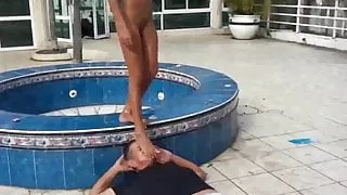 slaves get massive golden shower