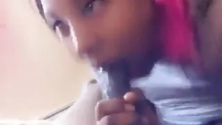 My lil thot topping me off