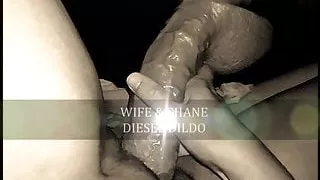 My Wife Fucking HUGE BBC Dildo