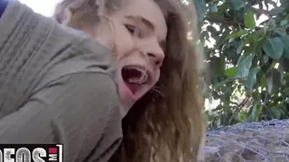 Gorgeous blonde Sabrina Spice fills her pussy with big cock